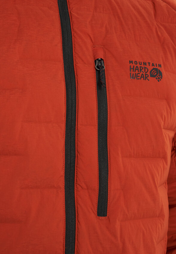 Ультралегкий пуховик мужской Mountain Hardwear Stretchdown, Оранжевый