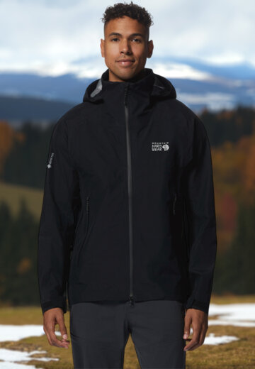 Куртка мембранная мужская Mountain Hardwear TrailVerse Gore-Tex Jacket, Черный