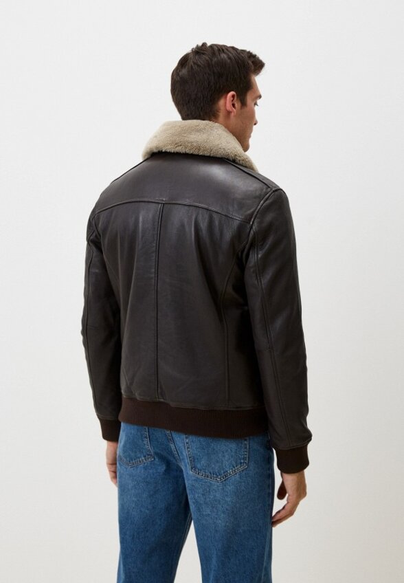 Куртка кожаная Jorg Weber