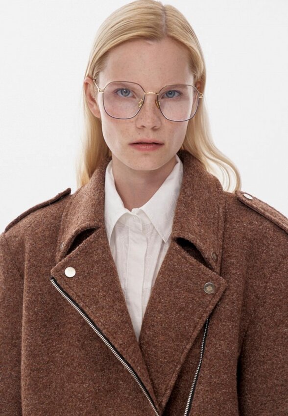 Пальто однобортное Shi-shi