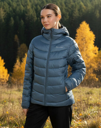 Ультралегкий пуховик женский Outventure, Синий женщинам