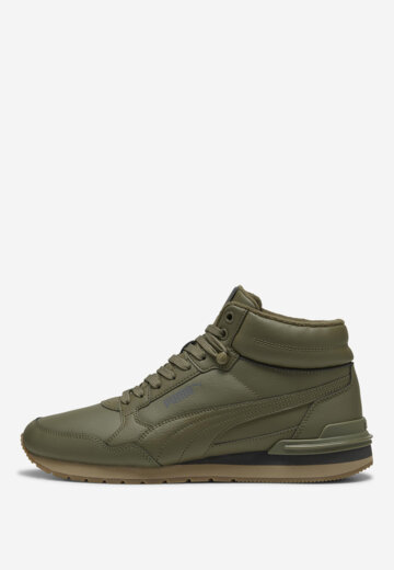Кроссовки утепленные мужские PUMA St Runner V4, Зеленый