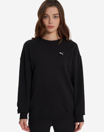 Свитшот женский PUMA Ess Elevated Comfort, Черный женщинам