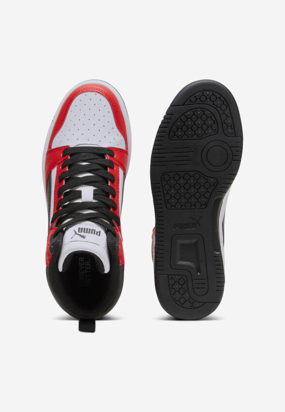 Кеды детские PUMA Rebound V6 Mid Jr, Черный