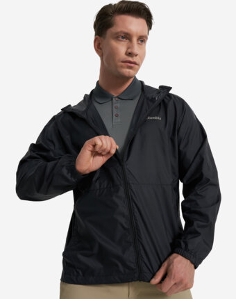 Ветровка мужская Columbia Discovery Loop Windbreaker, Черный женщинам