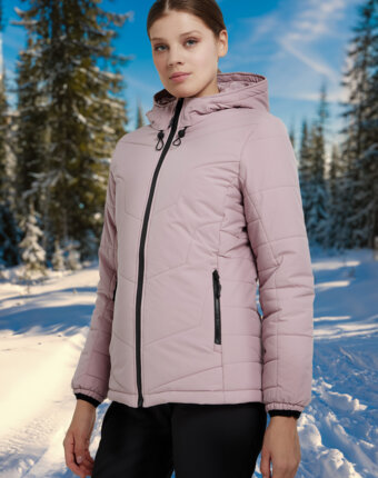 Куртка для беговых лыж женская KV+, Розовый женщинам