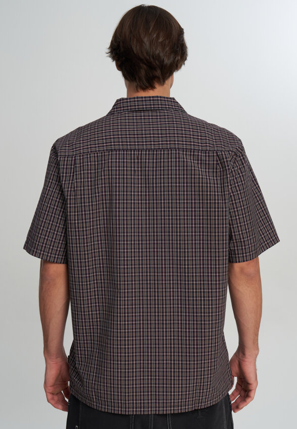 Рубашка с коротким рукавом мужская Quiksilver Mercury Double Zero, Красный