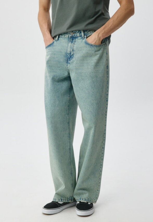 Джинсы WIDE LEG со средней посадкой