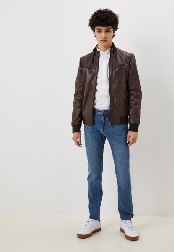 Куртка кожаная Urban Fashion for Men