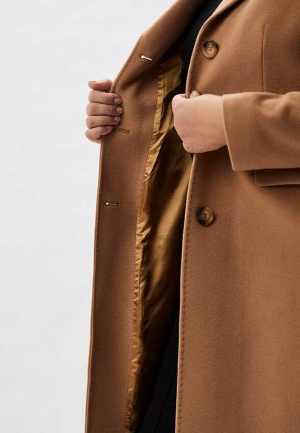 Пальто однобортное Caractere