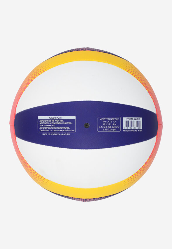 Мяч для пляжного волейбола Mikasa BV551 C, Мультицвет