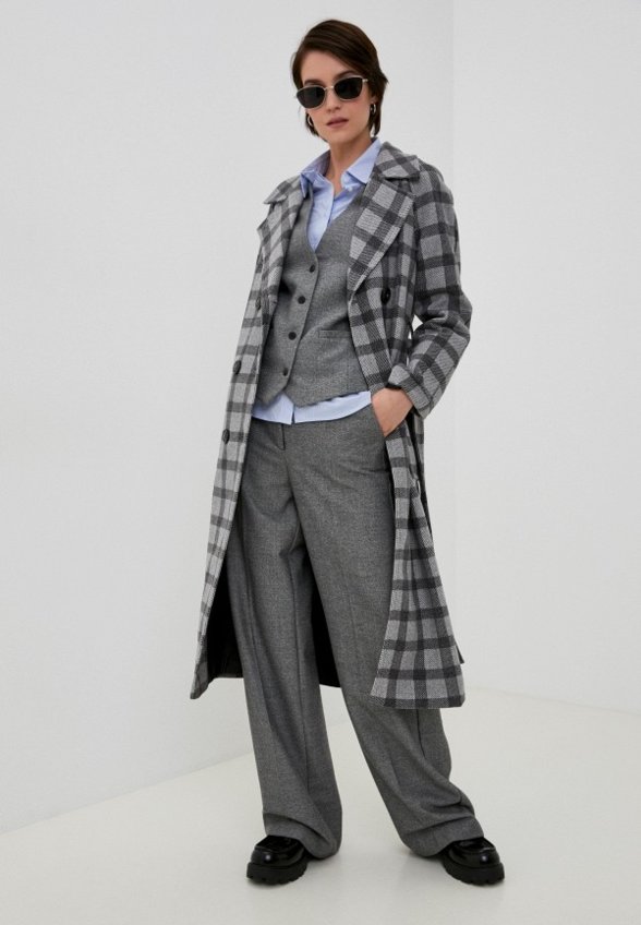 Пальто двубортное Louren Wilton