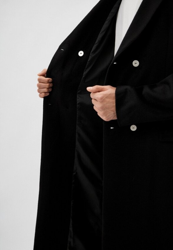 Пальто двубортное Berhasm