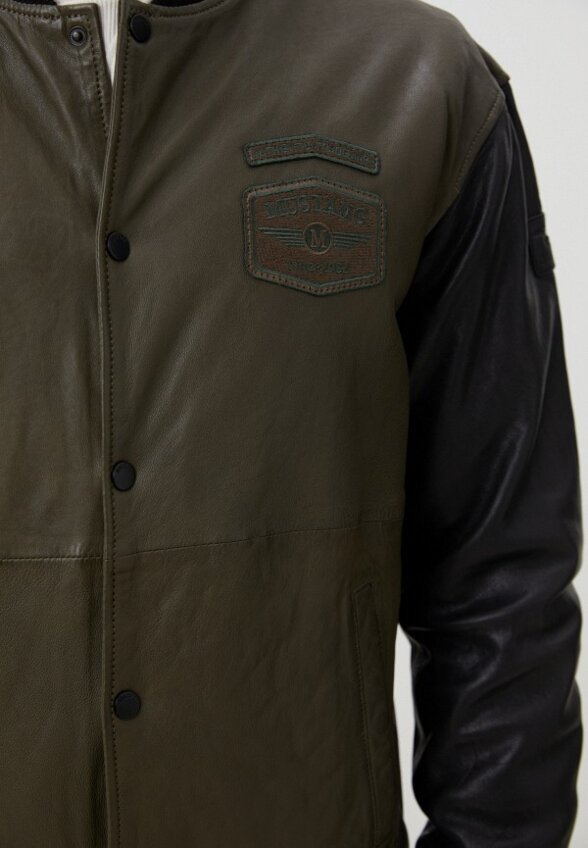 Куртка кожаная утепленная Mustang