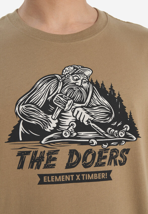 Футболка мужская Element Timber Shaper, Коричневый