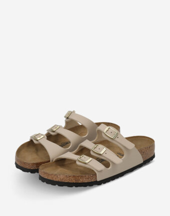 Шлепанцы женские Birkenstock Florida, Бежевый женщинам