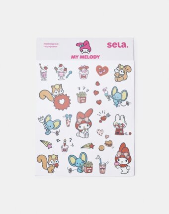Переводные татуировки Hello Kitty детские детям