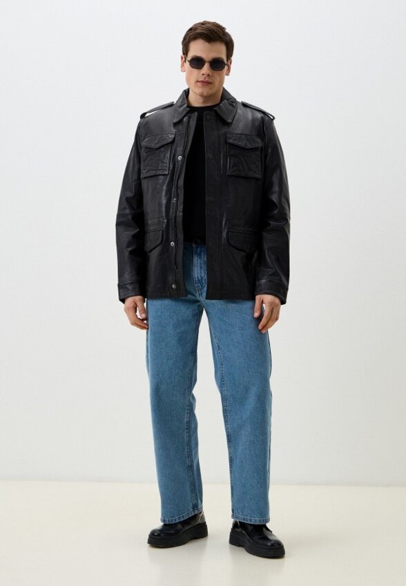 Куртка кожаная Jorg Weber