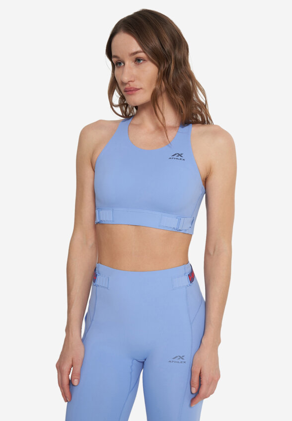 Топ бра спортивный Athlex, Голубой