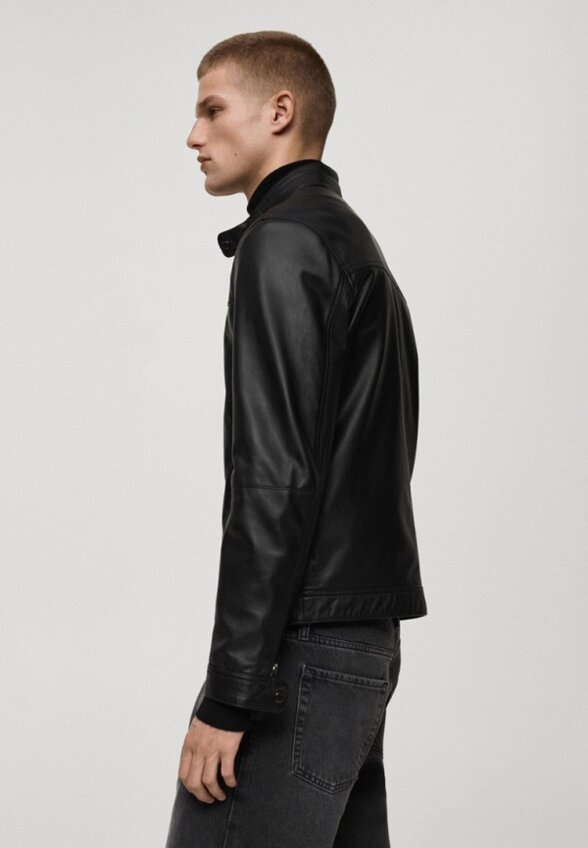 Куртка кожаная Mango Man