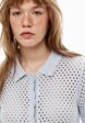 Вязаный ажурный кардиган из линейки SELA Young3  - превью