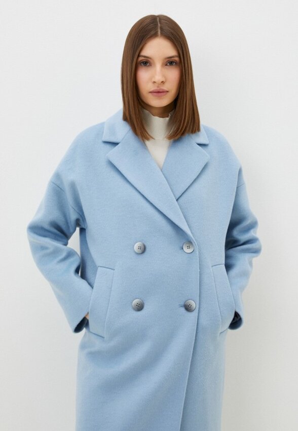 Пальто двубортное Pompa