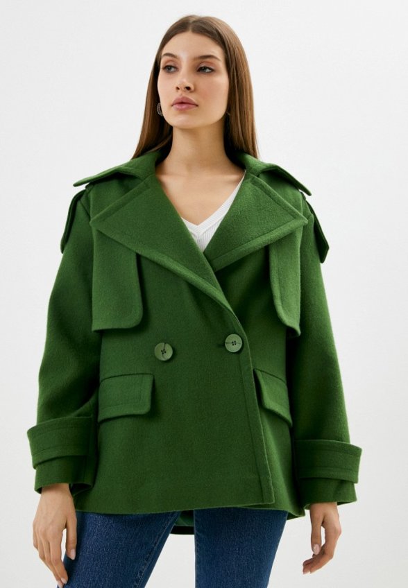 Пальто двубортное To Be One