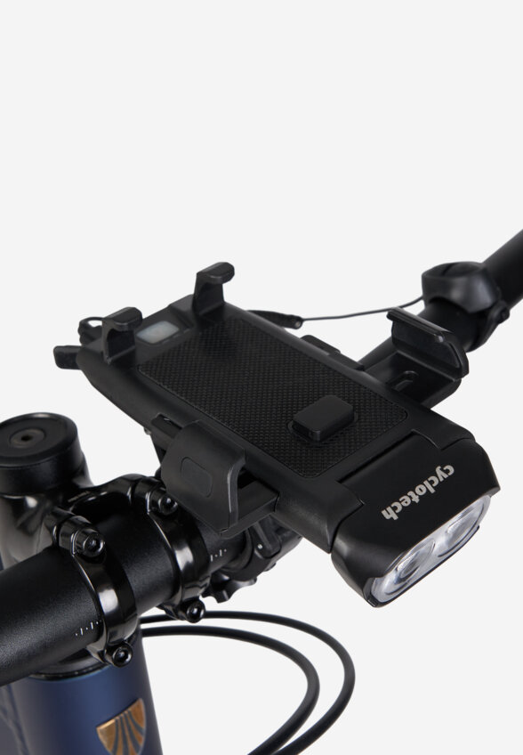 Фонарь-держатель для телефона Cyclotech QL-220 RPC, Черный