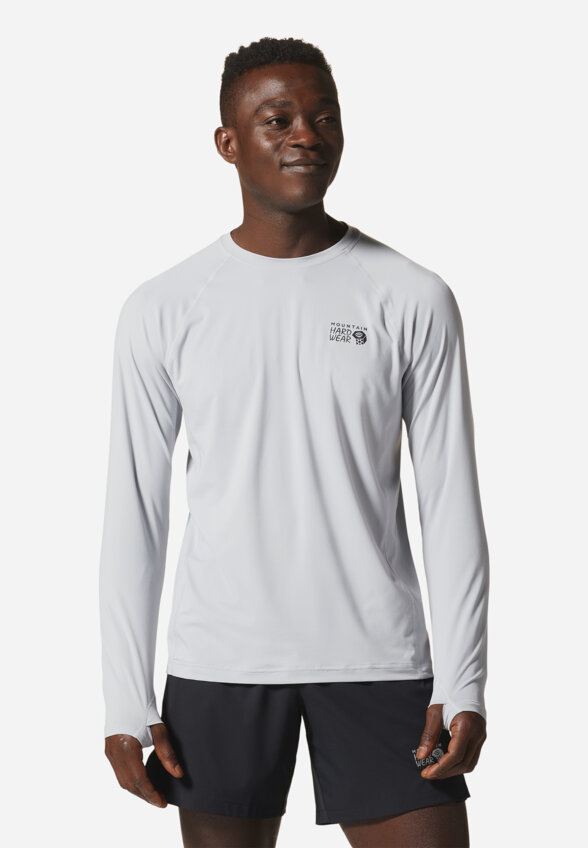 Лонгслив мужской Mountain Hardwear Crater Lake Long Sleeve Crew, Серый
