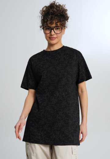 Футболка женская оверсайз FILA, Черный
