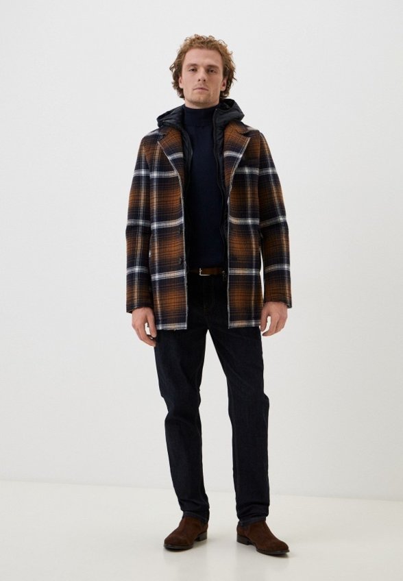 Пальто однобортное Indicode Jeans