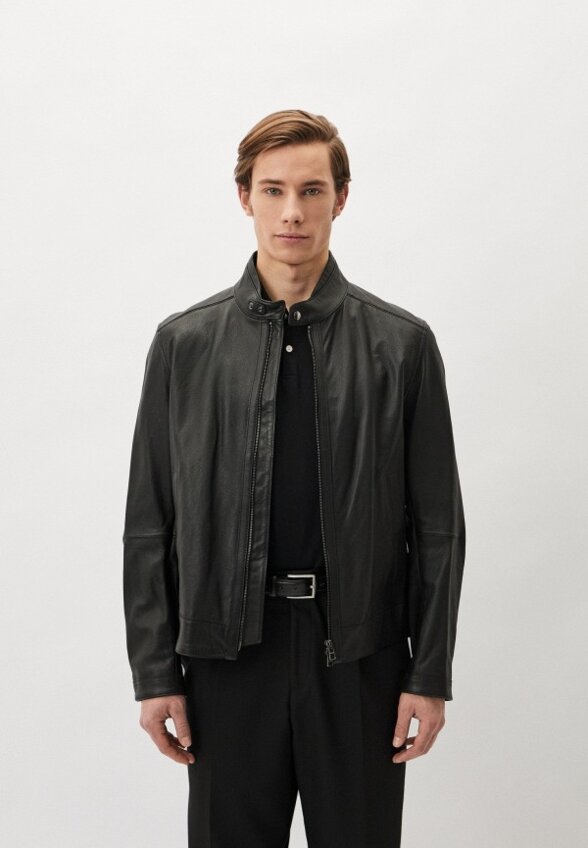 Куртка кожаная Boss