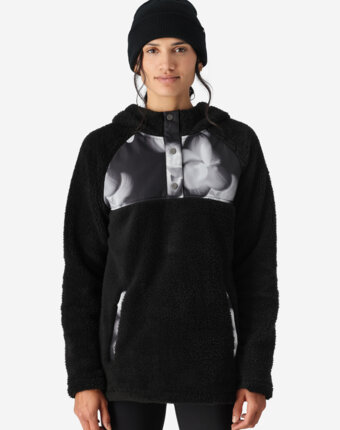 Джемпер флисовый женский 686 Ghost Floral, Черный женщинам