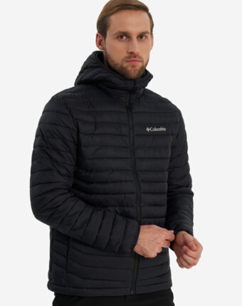 Ультралегкий пуховик мужской Columbia Powder Pass Hooded Jacket, Черный женщинам