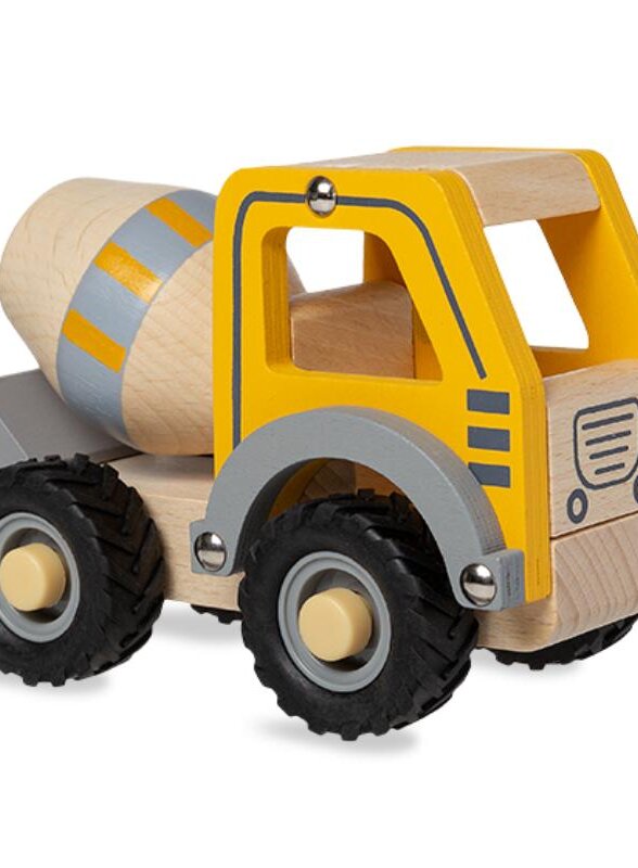 Игрушечная бетономешалка LUKNO, желтый