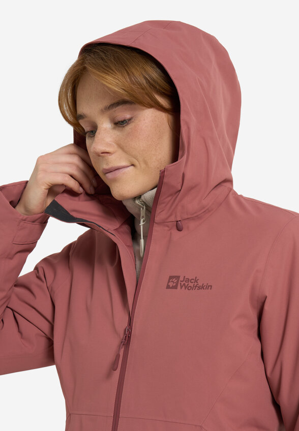 Куртка утепленная женская Jack Wolfskin Wisper, Красный