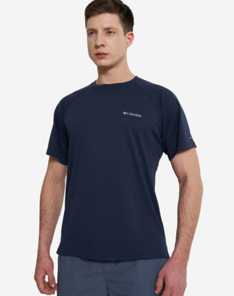 Футболка мужская Columbia Alpine Chill Pro Ss Crew, Синий женщинам