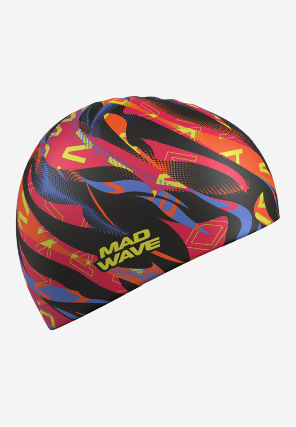 Шапочка для плавания Mad Wave Flame, Мультицвет