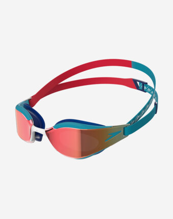 Очки для плавания детские Speedo Fastskin Hyper Elite Mirror, Красный женщинам