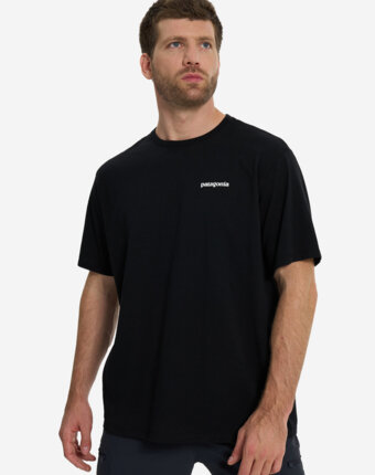 Футболка мужская Patagonia Logo, Черный женщинам