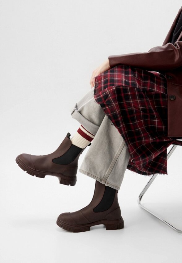 Полусапоги резиновые Ganni