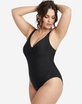 Купальник слитный женский Speedo, Черный женщинам