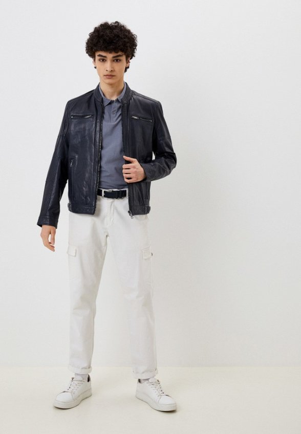 Куртка кожаная Urban Fashion for Men