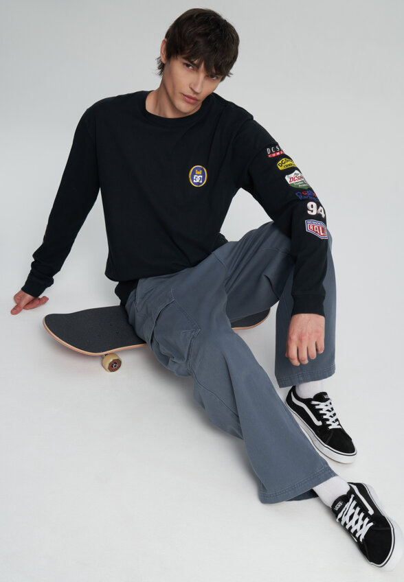 Лонгслив мужской DC Shoes All Gas, Черный