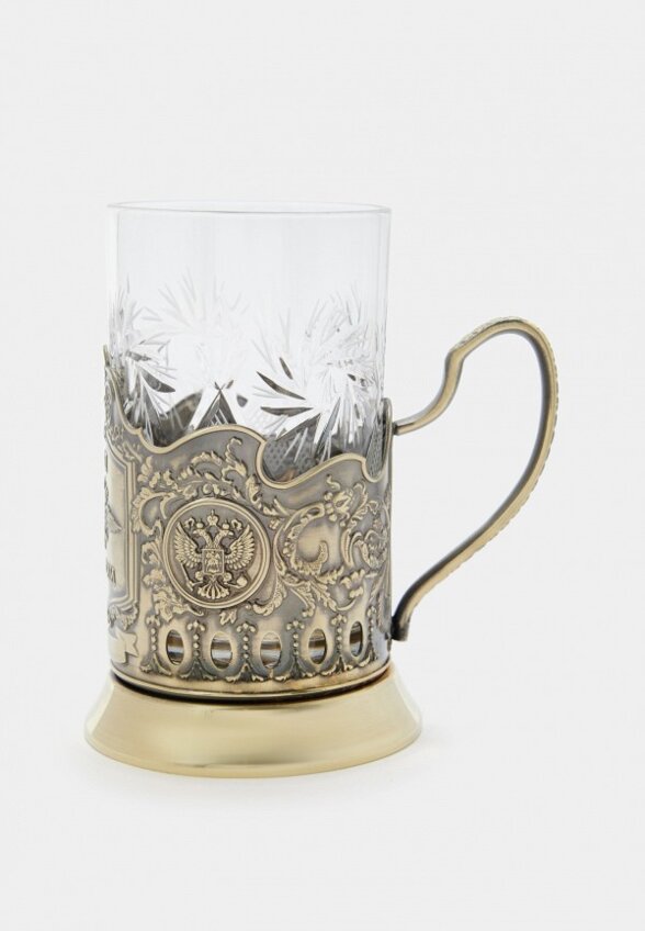 Стакан с подставкой Кольчугинский мельхиор