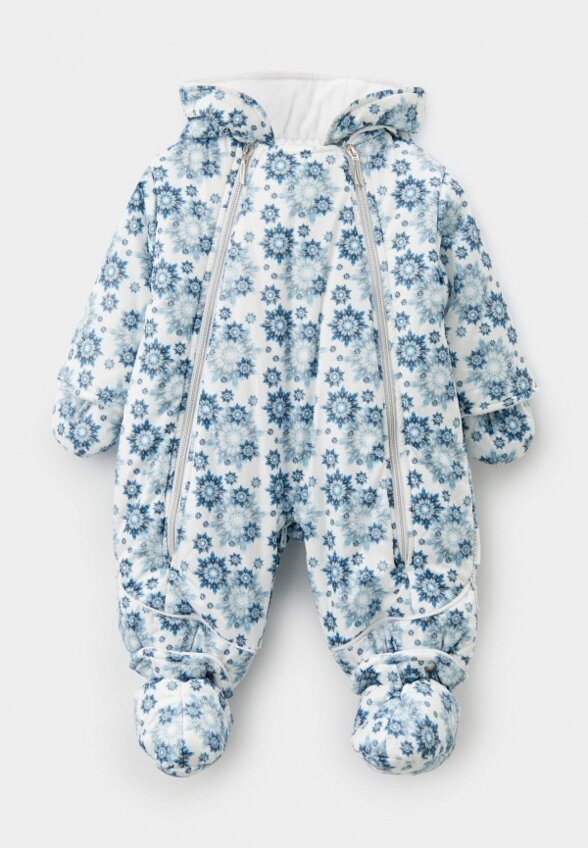 Комбинезон утепленный, варежки и пинетки Pilguni