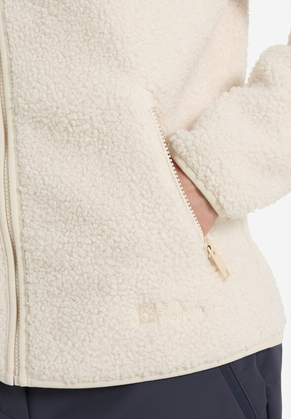 Джемпер флисовый женский Jack Wolfskin High Curl, Бежевый