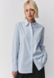 Классическая рубашка прямого кроя из хлопка3  - превью