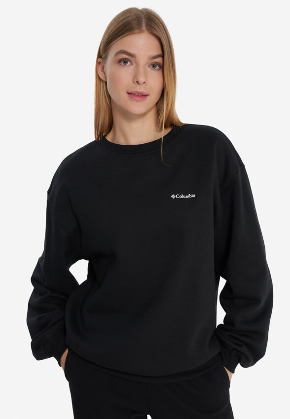 Свитшот женский оверсайз Columbia Aldermore Crew, Черный