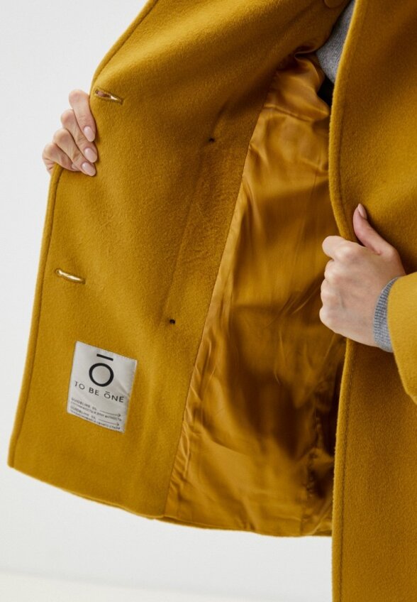 Пальто двубортное To Be One